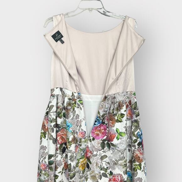 Adrianna Papel BHLDN Floral Gown sleeveless maxi dress - Picture 4 of 10